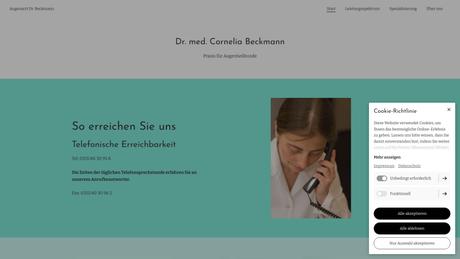 Dr.med. Cornelia Beckmann Fachärztin für Augenheilkunde